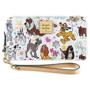 Disney Dogs Sketch Wallet by Dooney & Bourke NWT
